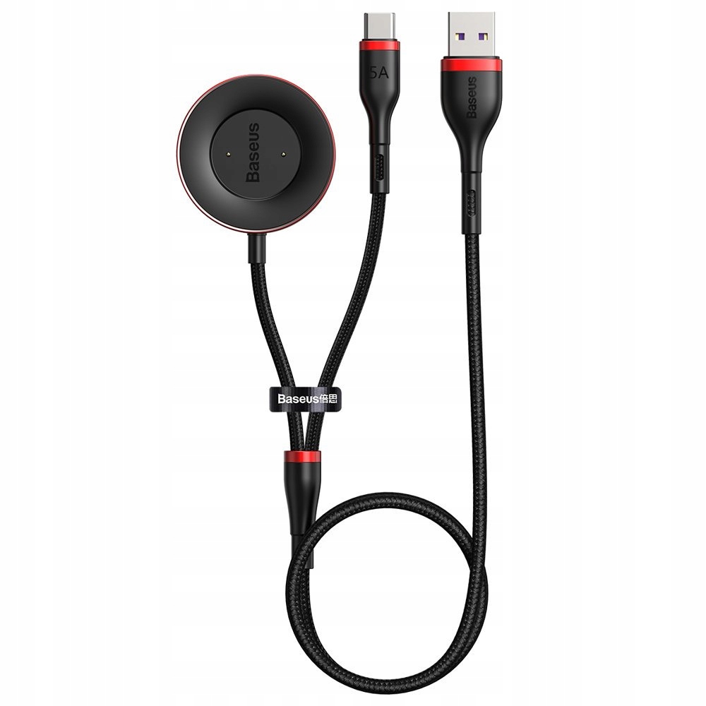

Baseus 2w1 kabel Usb C 40W ładowarka bezprzewodowa