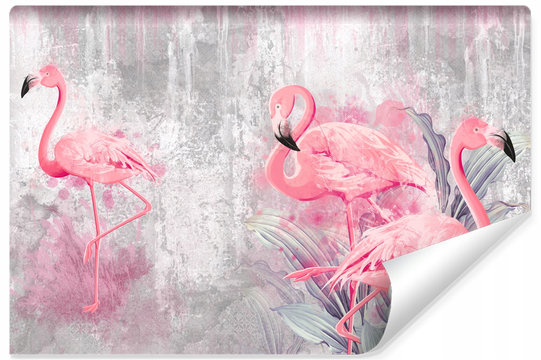 

Fototapeta Do Salonu Flamingi Abstrakcja 180x120