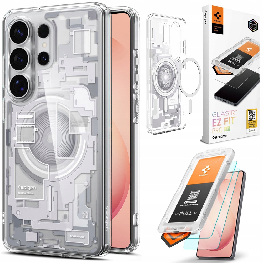 Spigen: Pouzdro Ultra Hybrid Zero One 2x Sklo pro Samsung Galaxy S26 Ultra