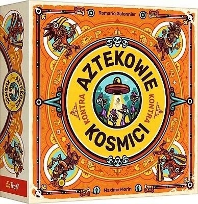 Aztekowie kontra Kosmici Trefl Gra Planszowa Dla Dzieci Dziewięć Lat Ekstra
