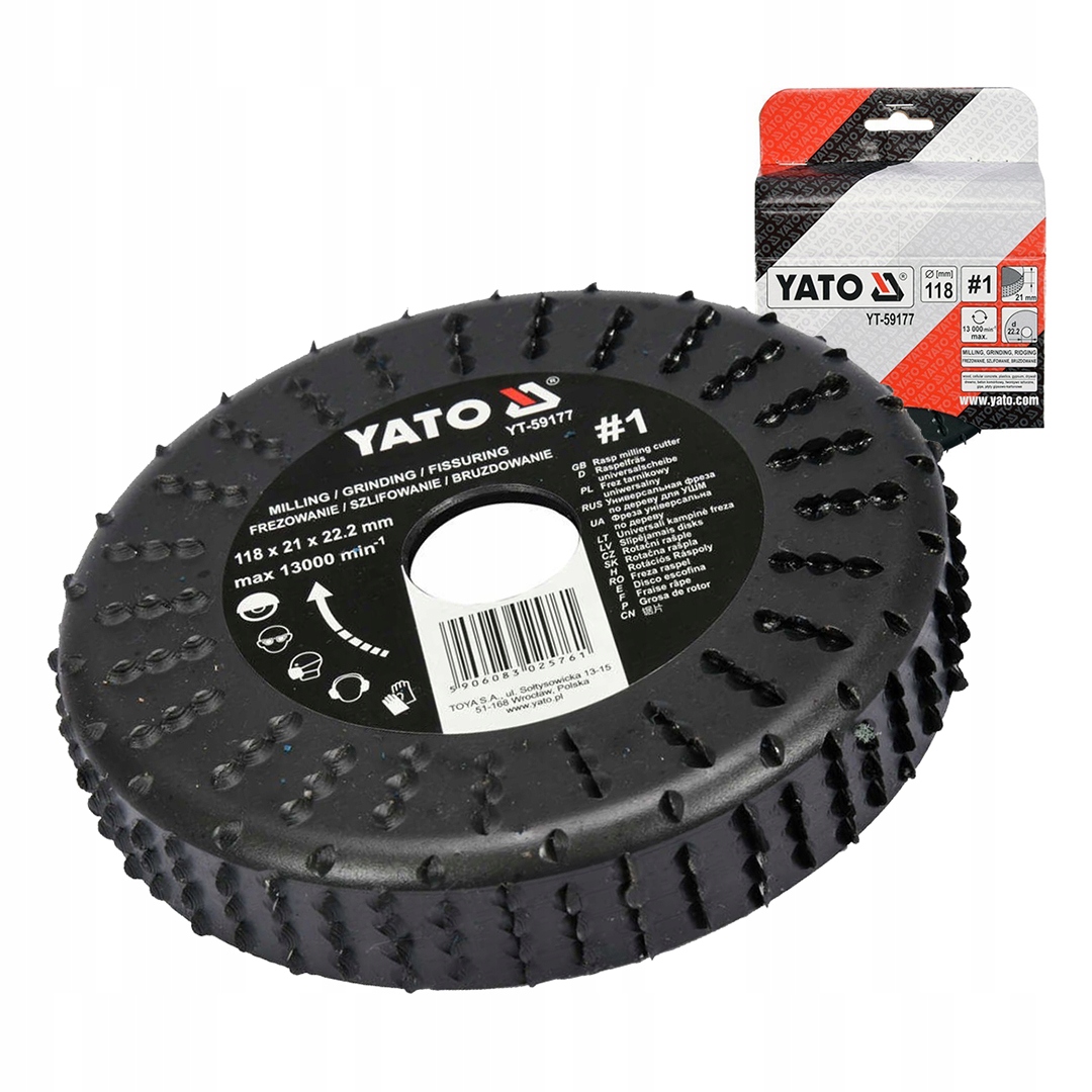 Řezací fréza 118 mm na dřevo Yato YT-59177