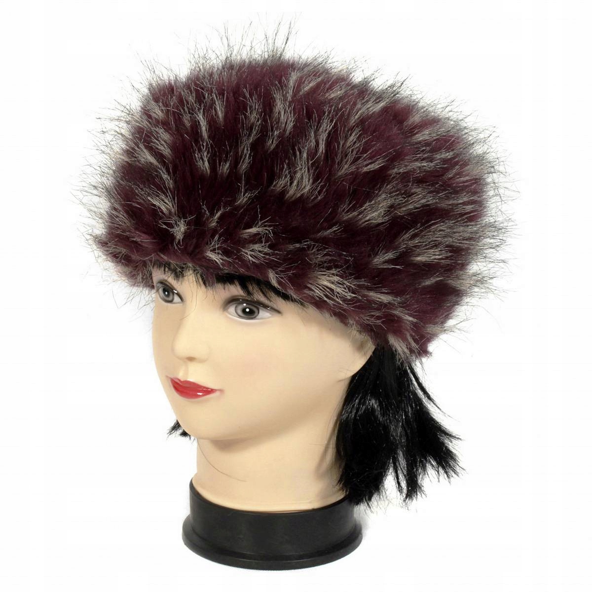 

W92B Futrzany toczek dzieciecy czapka zimowa