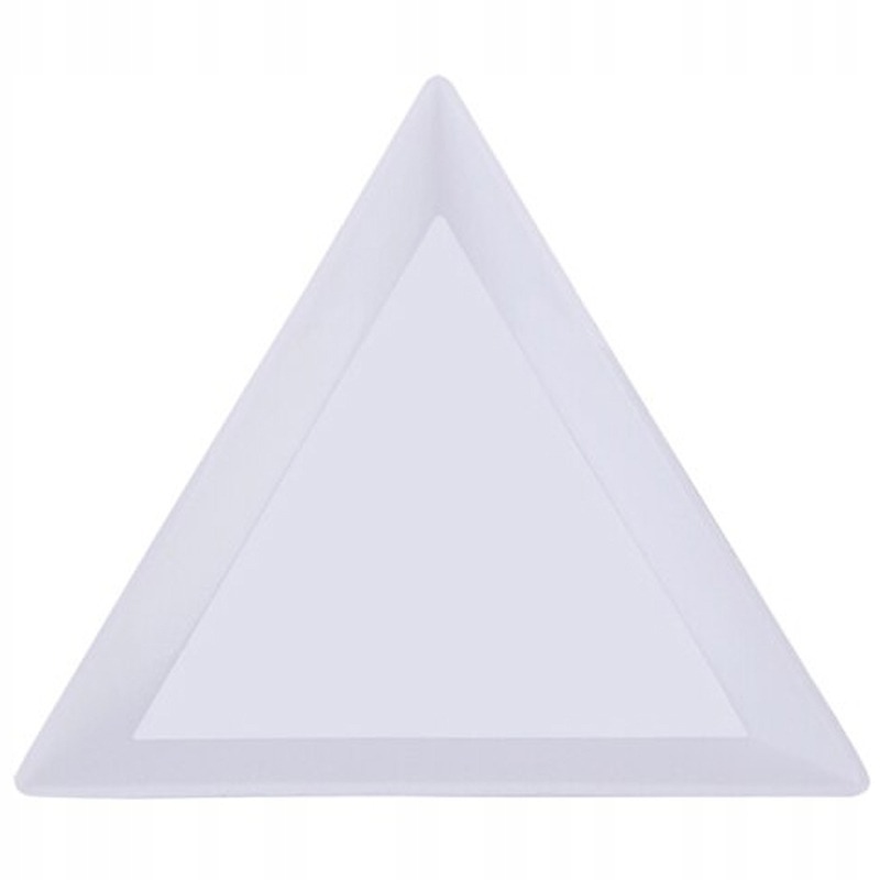 

Tacka do ozdób cyrkonii pojemnik trójkąt