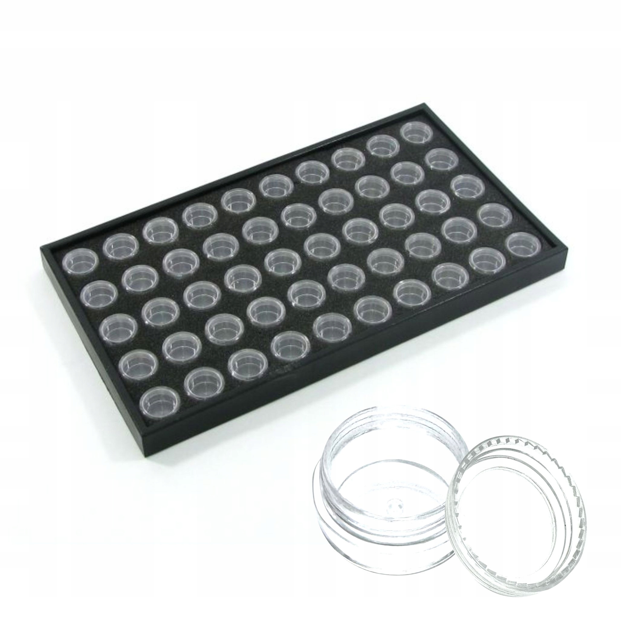 Krabička krabička se skleničkami na ozdoby 50 Ks