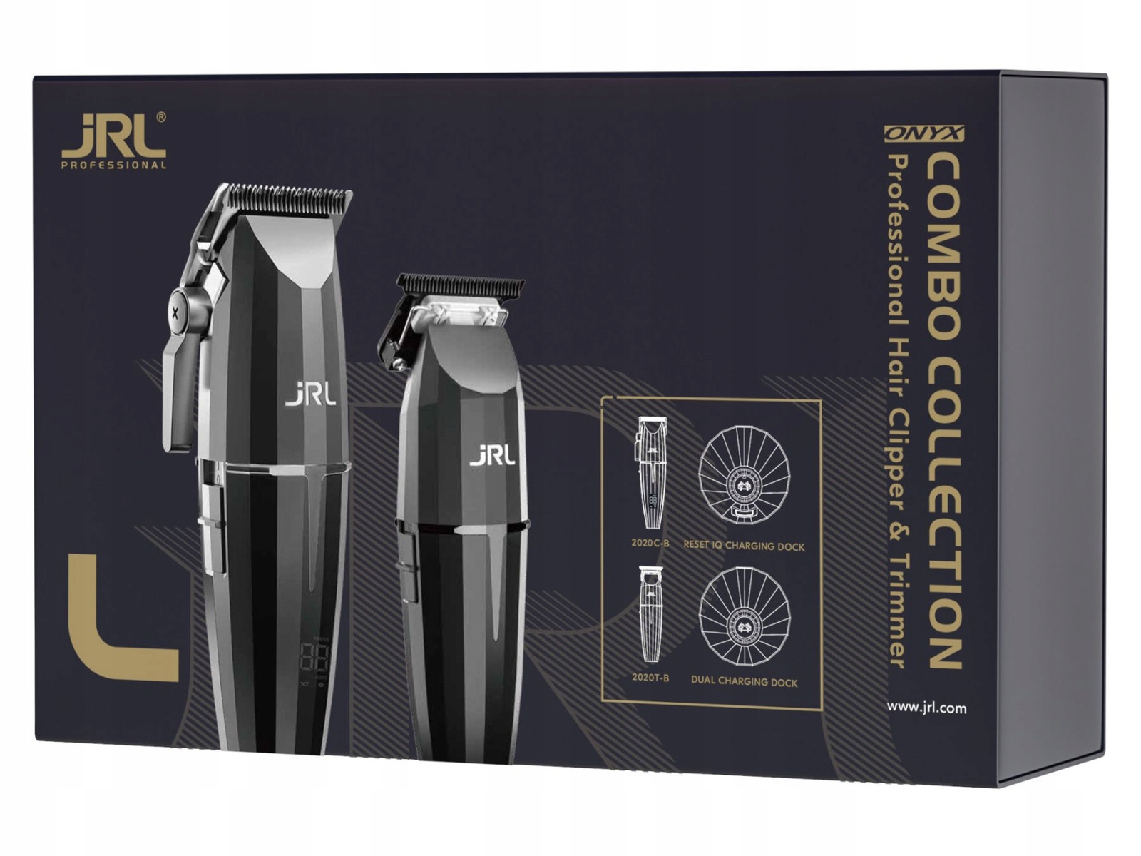 Jrl Fresh Fade 2020 Gold Bezdrôtový zastrihávač strojček nabíjačka