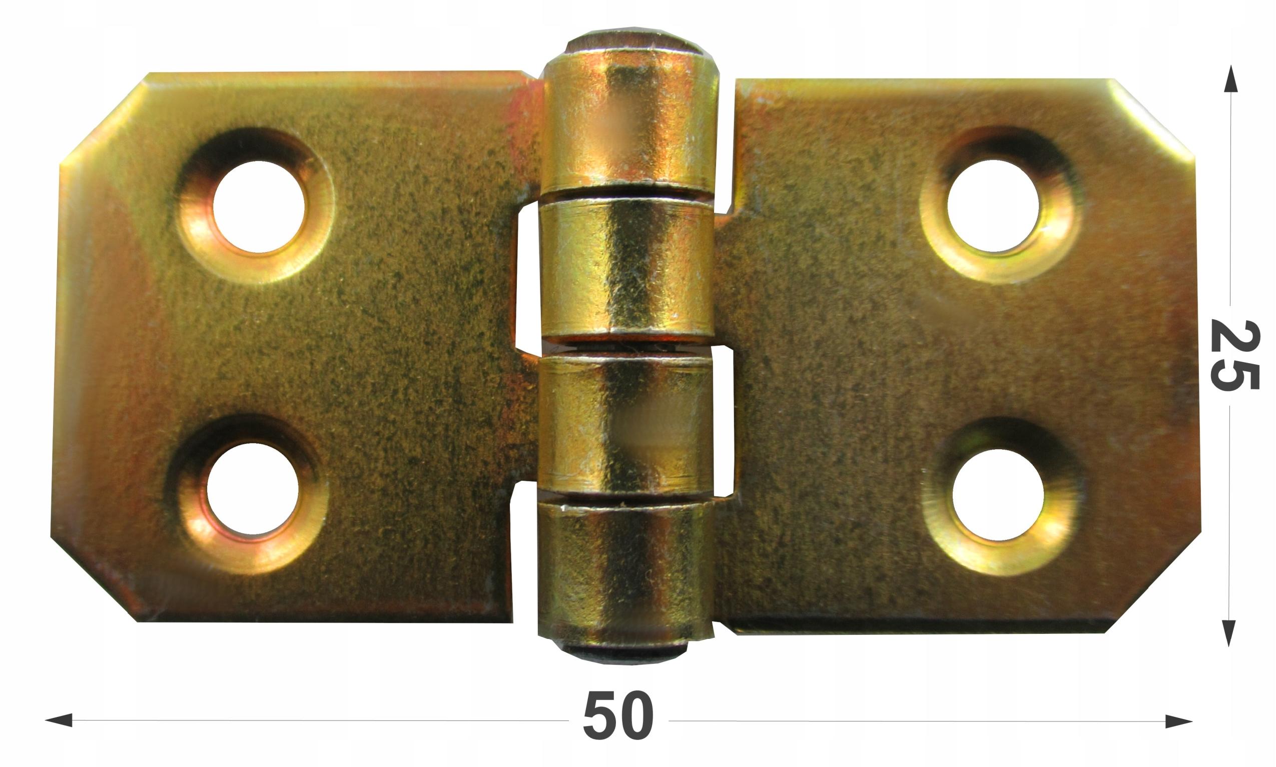 ZAWIAS BUDOWLANY SPLATANY DRZWI 25 x 50 OCYNK 2SZT Rodzaj zawias