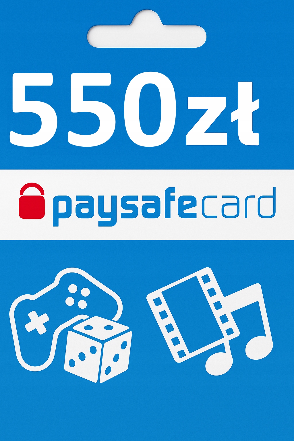 PaySafeCard 550 zł PSC Kod PIN Karta Portfel PSC