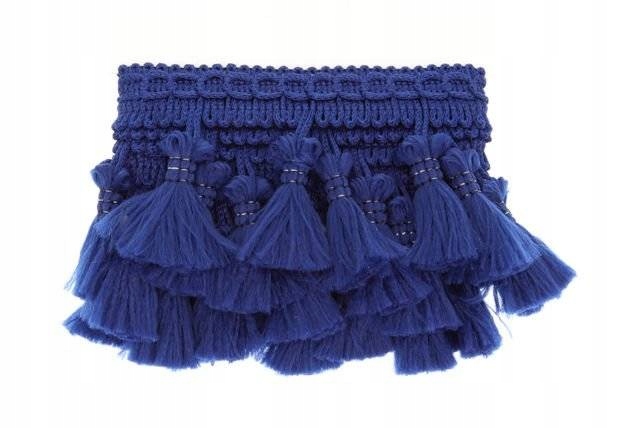 Páska lemovka chvění třásně chvění tmavě modrá 55mm 25m