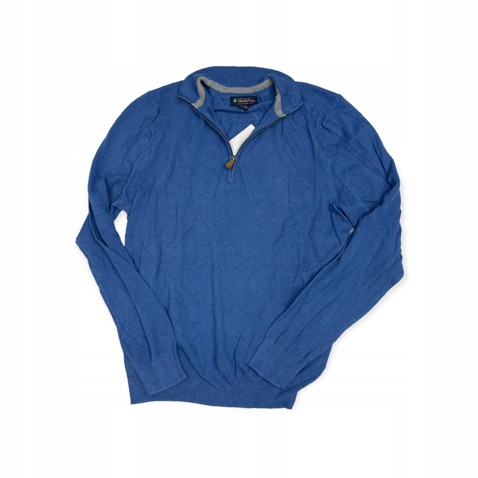 Bluza pánský svetr s výstřihem do V Brooks Brotkers M