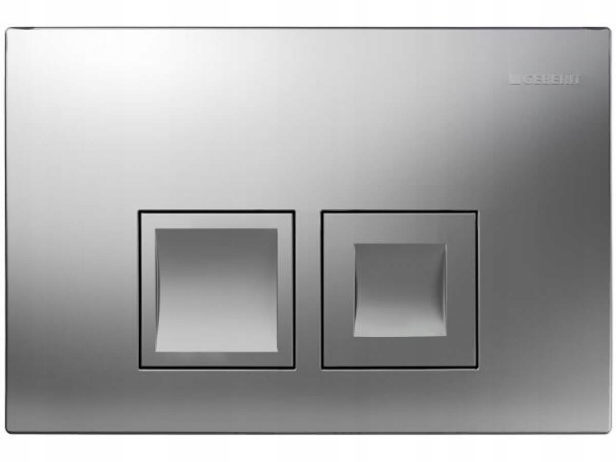 Splachovací tlačítko pro Wc Geberit Delta, matný chrom