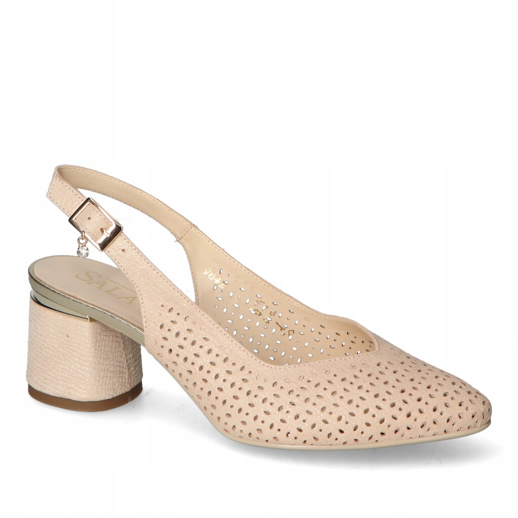 Sandály Sala 9842/2336 Béžový semiš 35