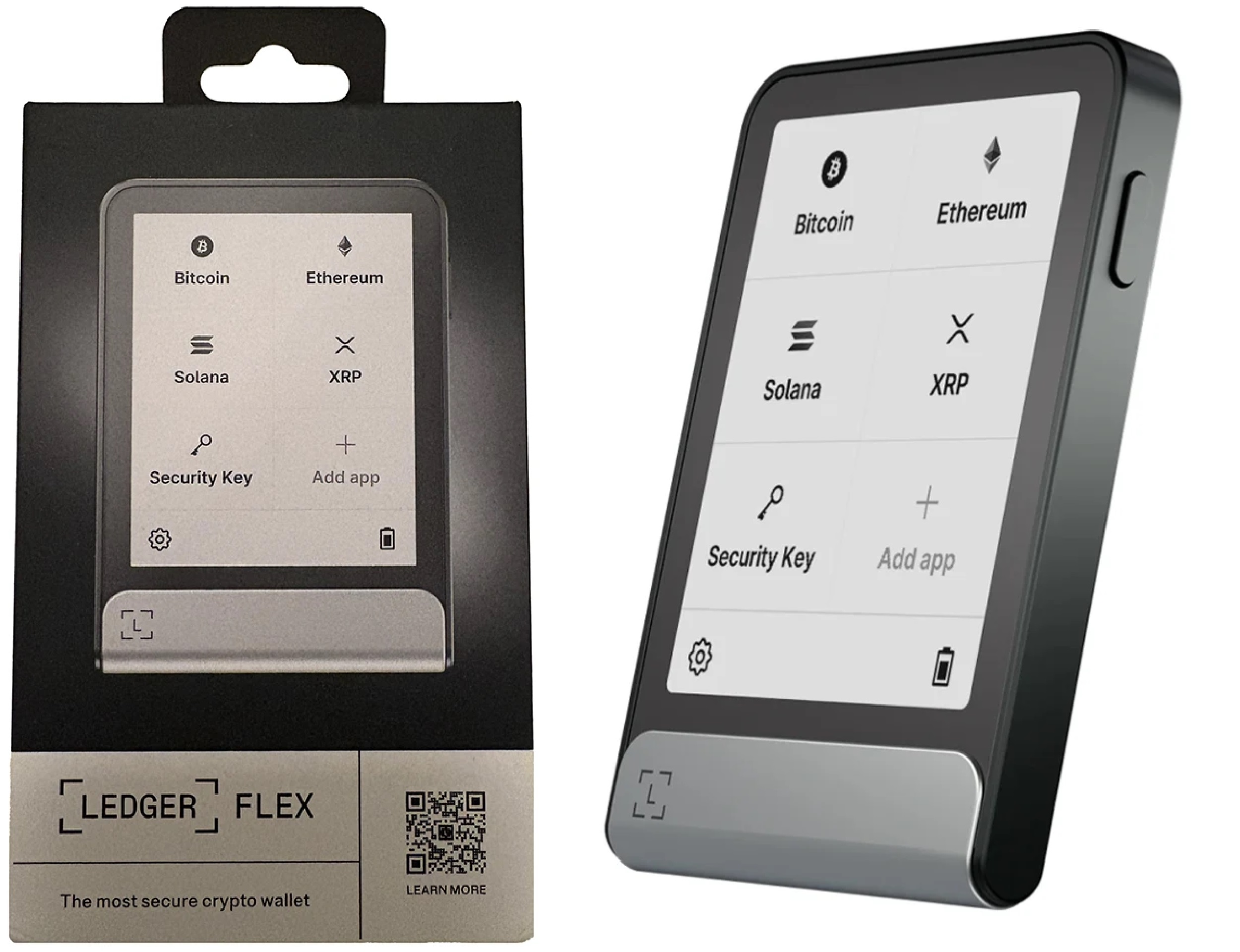 Portfel Ledger Flex z ekranem dotykowym E Ink, Bluetooth