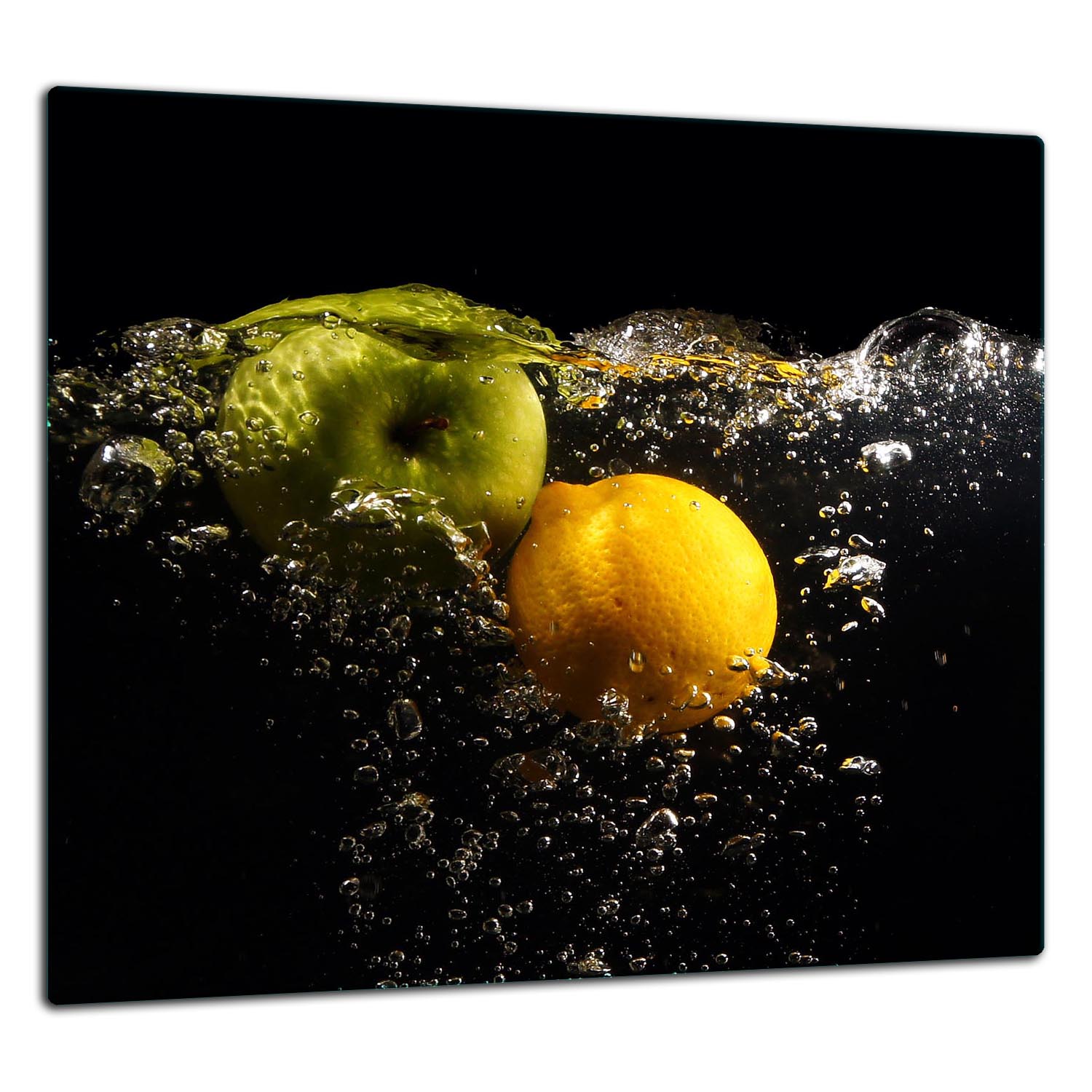 Skleněná Ochranná Deska Panel Lepidlo 65x60 Ovoce Lacobel 7v1