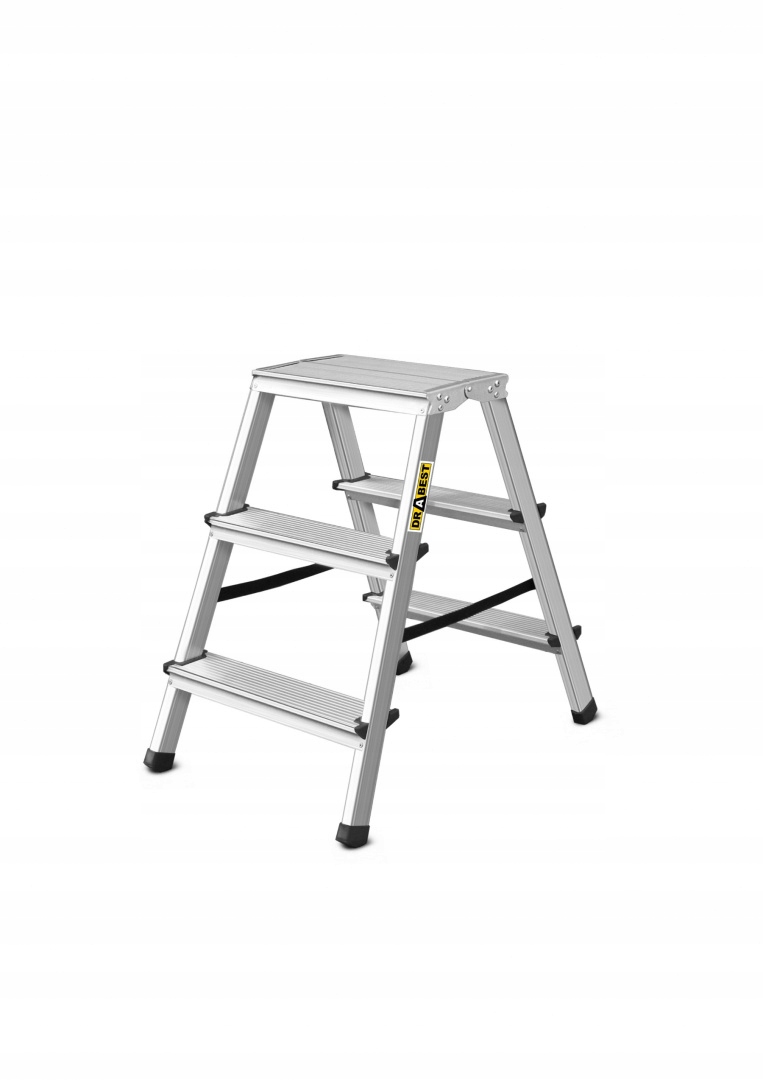 

Drabina obustronna aluminiowa 3 stopnie