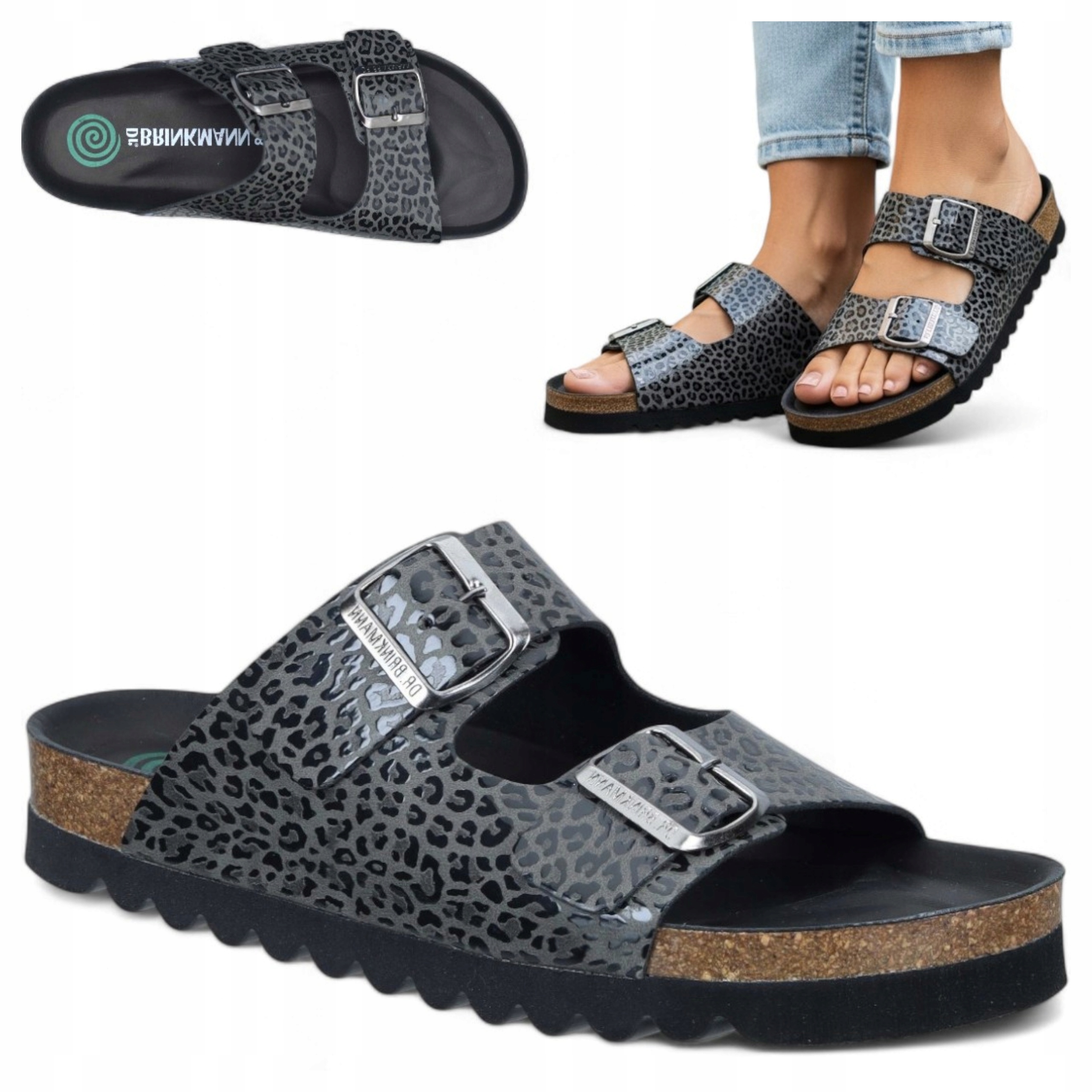 Dámské Nazouváky Profilované 38 Brinkmann Elegantní Pohodlné lodičky Černé