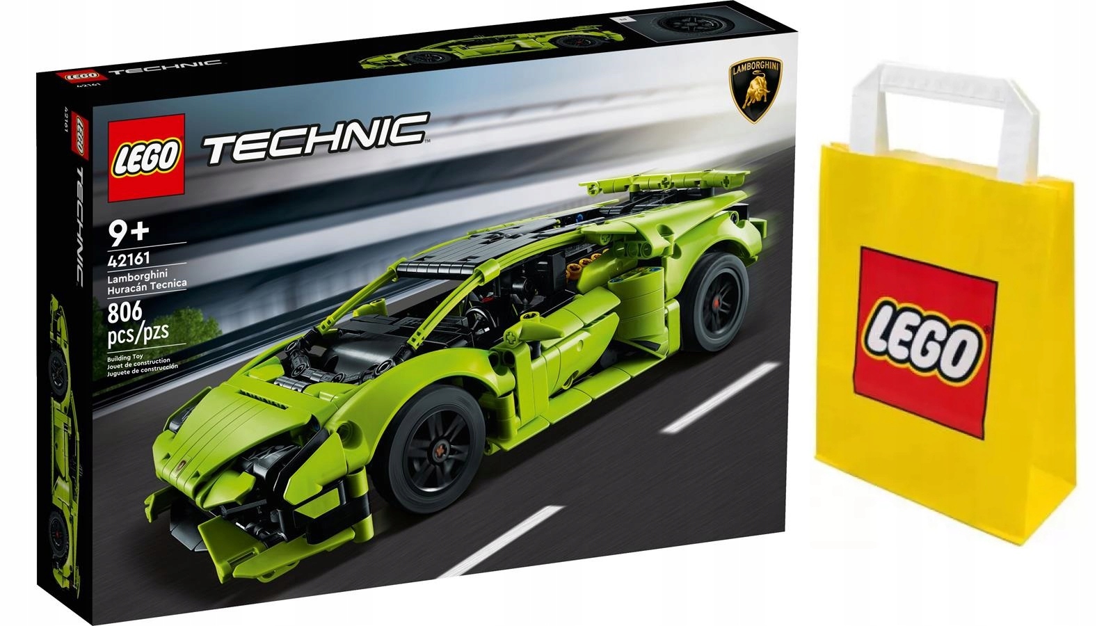 Lego Technic 42161 Lamborghini Huracán Tecnica Torba Lego