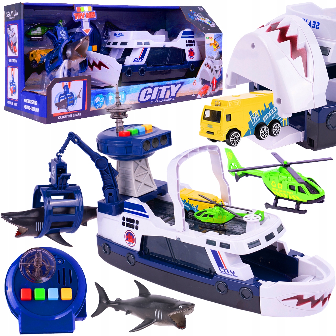 

Statek Łódka Helikopter Auto Rekin Prom Dzwięk