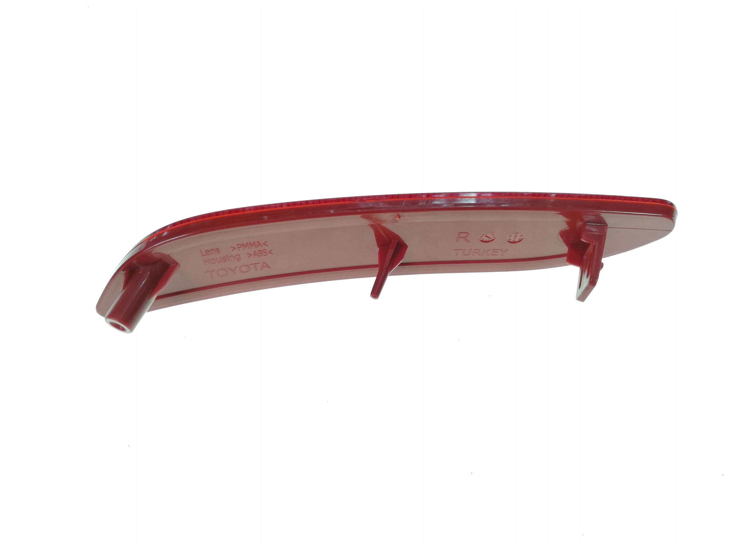 AURIS II 15 18 ODBLASK LAMPKA ODBLASKOWA ZDERZAK Color red
