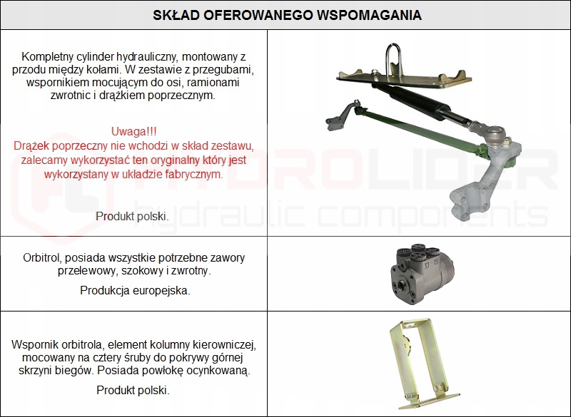 PROFESJONALNE WSPOMAGANIE ORBITROL C 360 3P 3P Part number 1 00 99 005