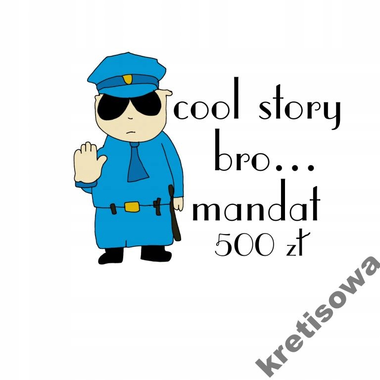 

Męska Koszulka Cool Story Bro Wzory Hit c3a