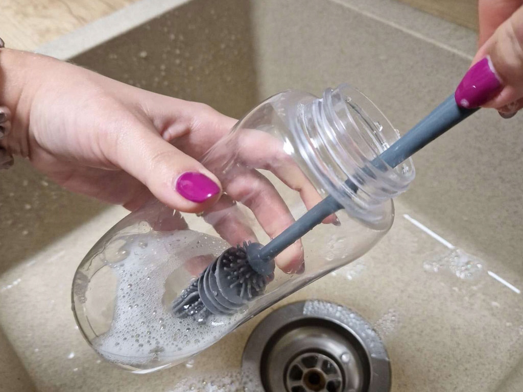 SZCZOTKA DO MYCIA BUTELEK MYJKA SILIKONOWA Marka Kik