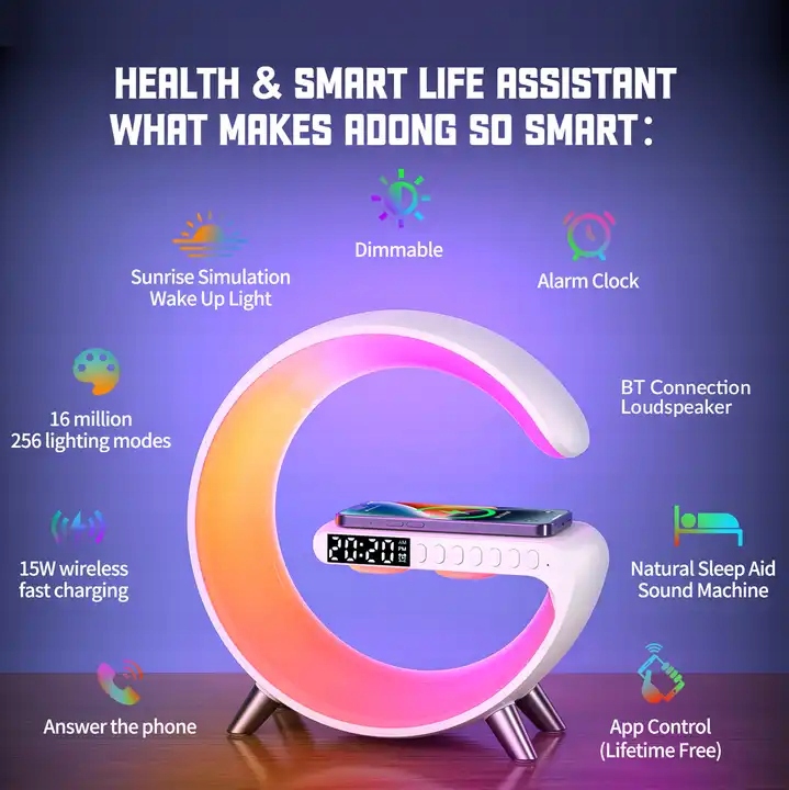 Ładowarka indukcyjna z lampą LED 17 w 1 Kod producenta SLSM001