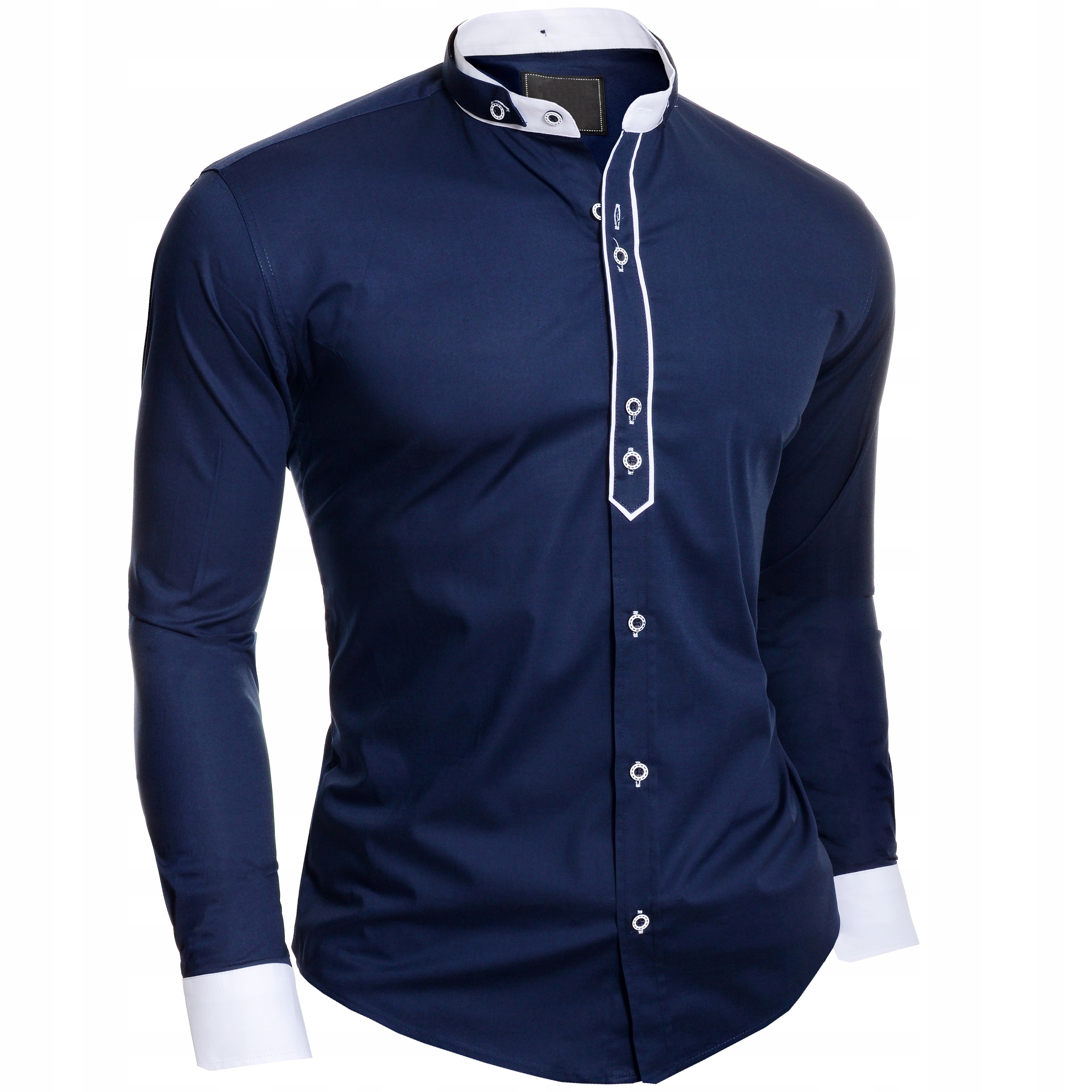 

Koszula Męska Bawełniana Casual Stójka Limited