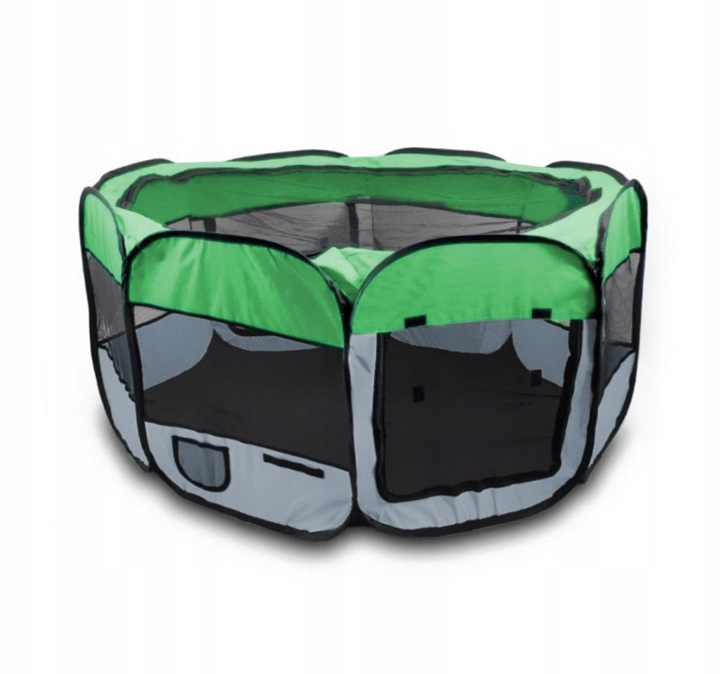 Levně Velká Kotec Pro Psy, Štěňata A Zvířata, Zelená