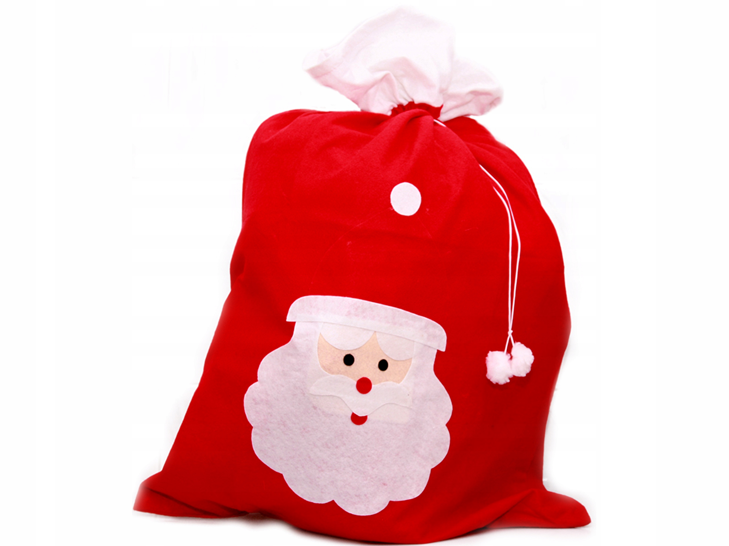 

Duży Worek Świętego Mikołaja na Prezenty 100cm XXL