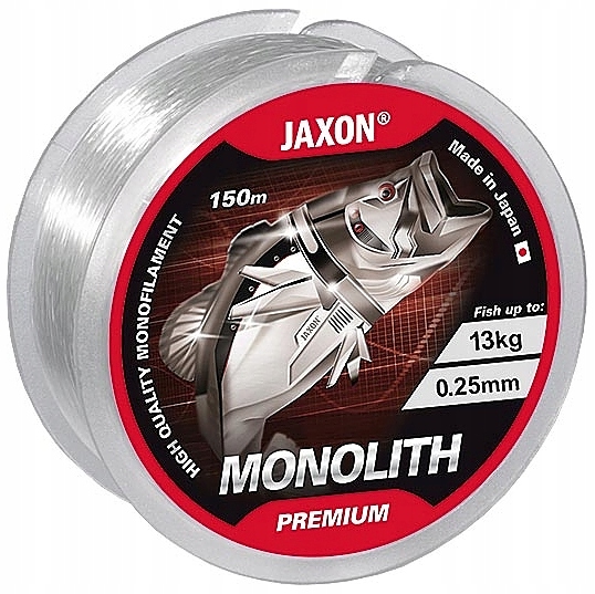 Żyłka Jaxon Monolith Premium 0,35mm 150m Uniwersalna Przeźroczysta Na Ryby