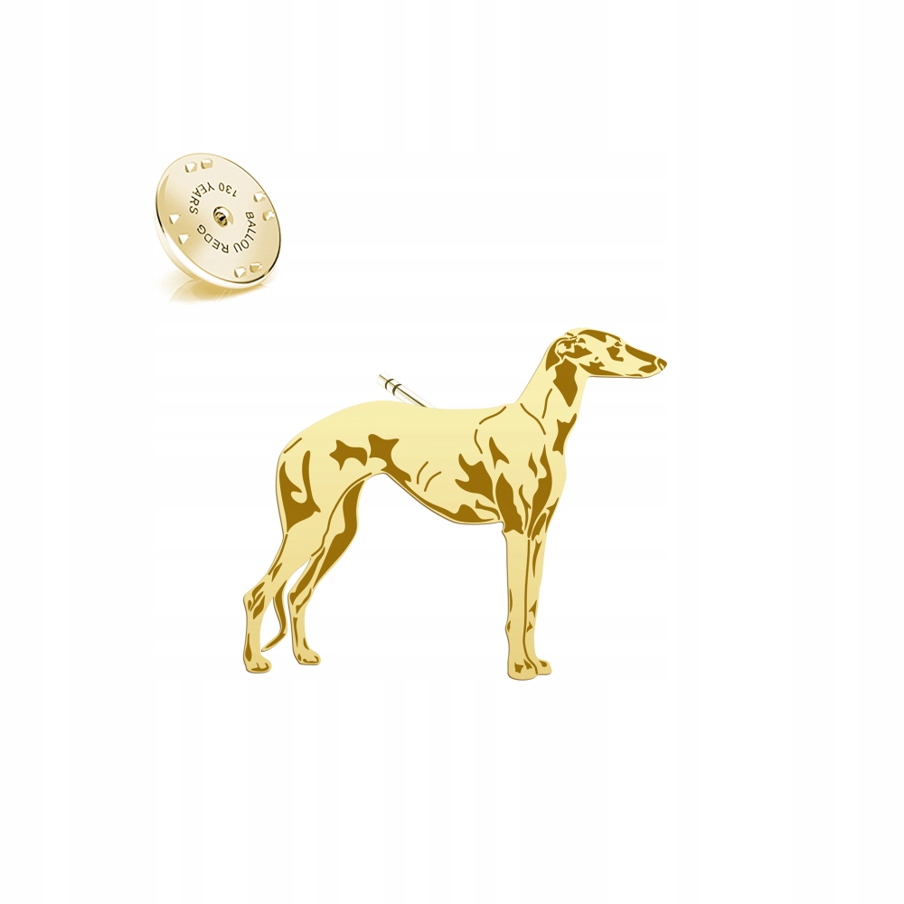 Odznak s Galgo Espanol 925 Pin Dedikace Bonus