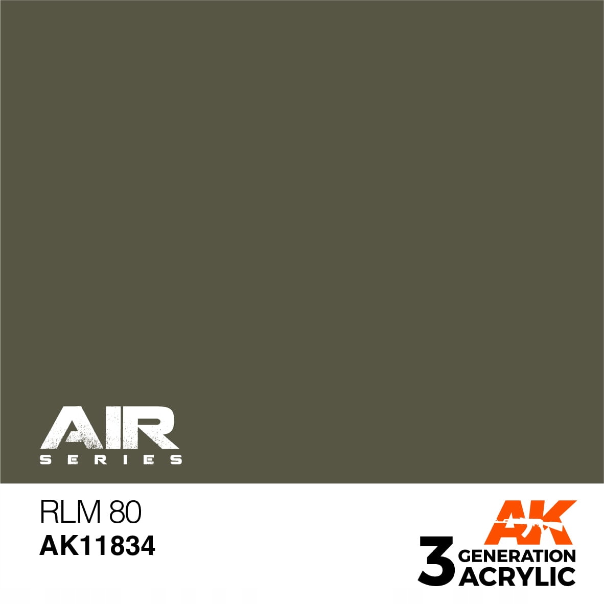 Ak Interactive 11834 Farba akrylowa Rlm 80