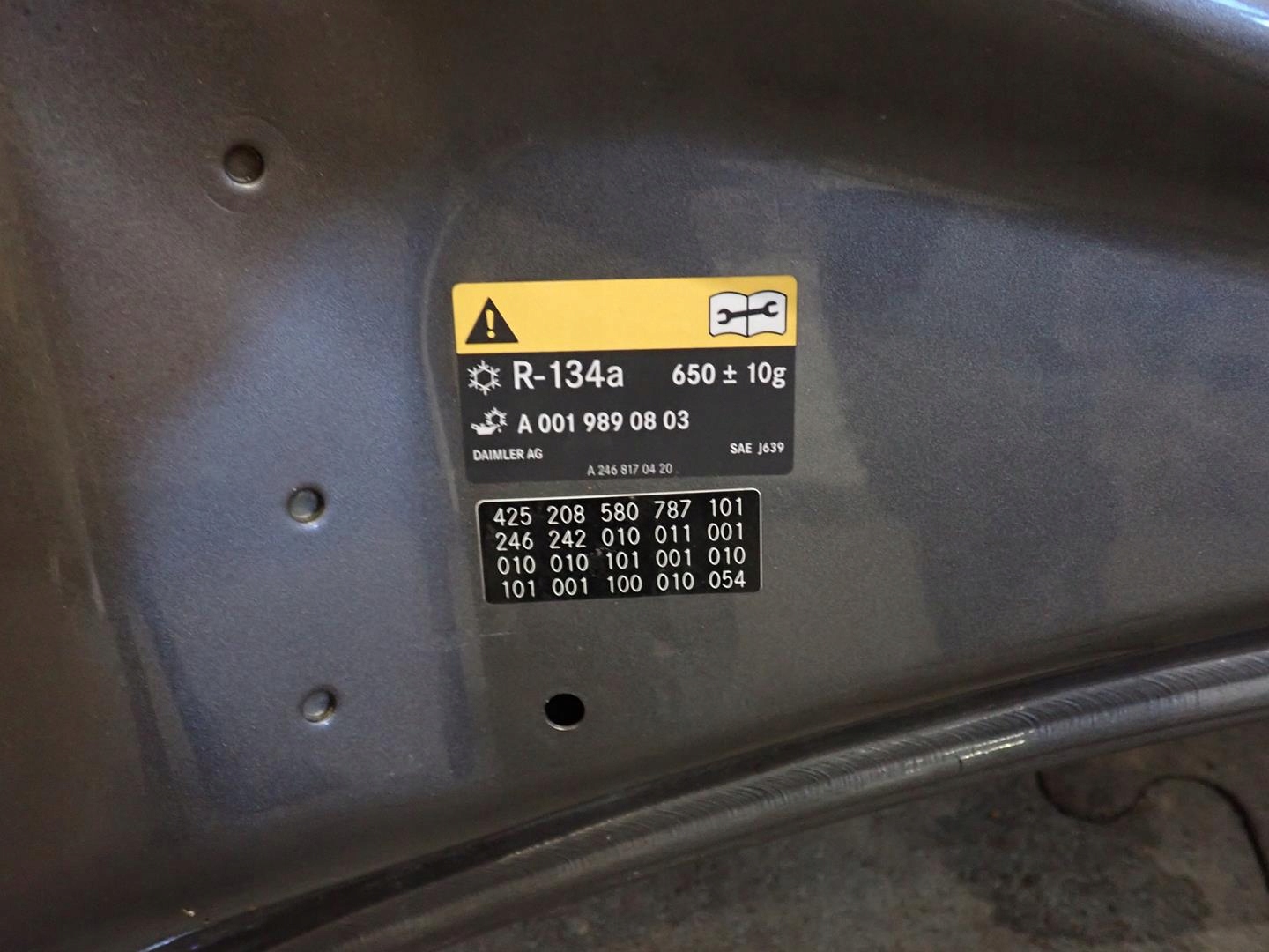 Capot MERCEDES B-KLASA W246 2011-2018