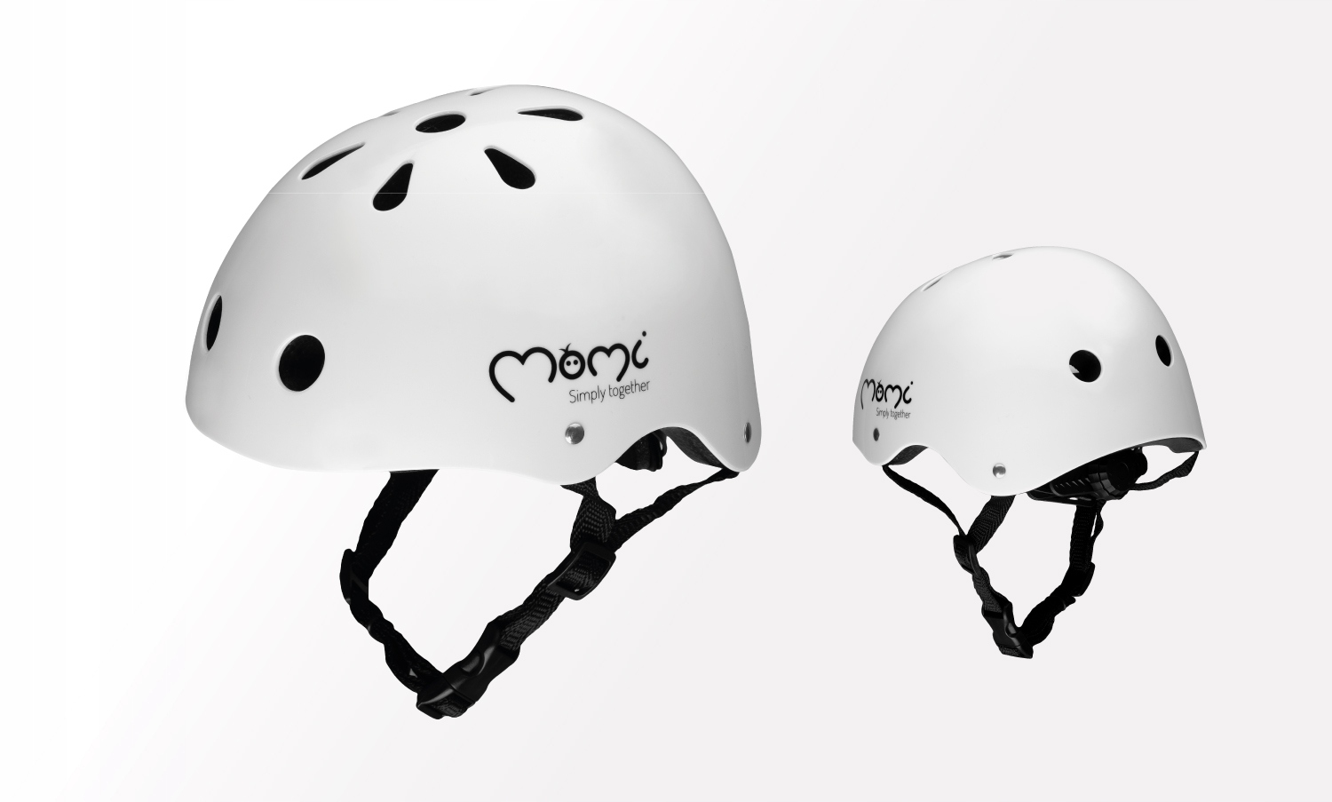 ДИТЯЧИЙ ШОЛОМ НА ВЕЛОСИПЕДІ - MoMi MIMI WHITE MAT - ABS EPS 48-55см Бренд MoMi
