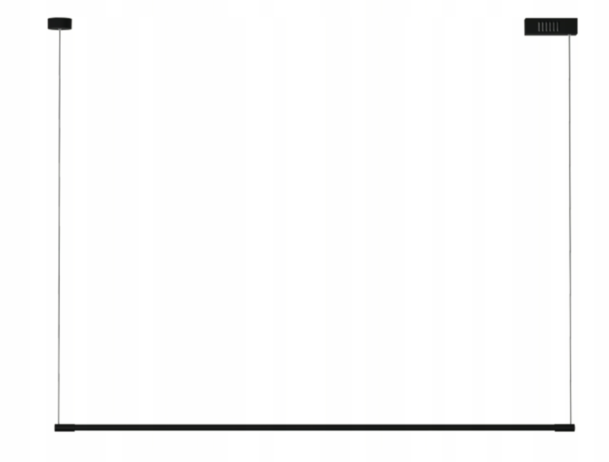 Lampa Wisząca Led Liniowa 142 cm Zeen H 16W 3000K Czarna