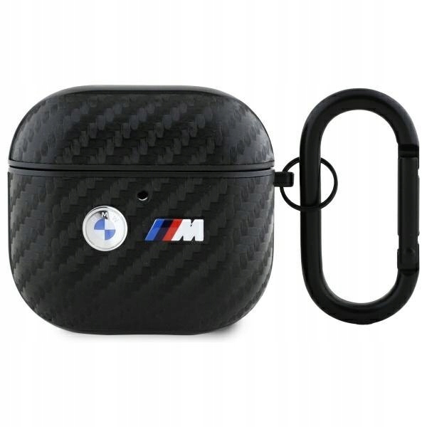 Bmw BMA4WMPUCA2 AirPods 4 cover czarny/black Carbon Double Metal Logo