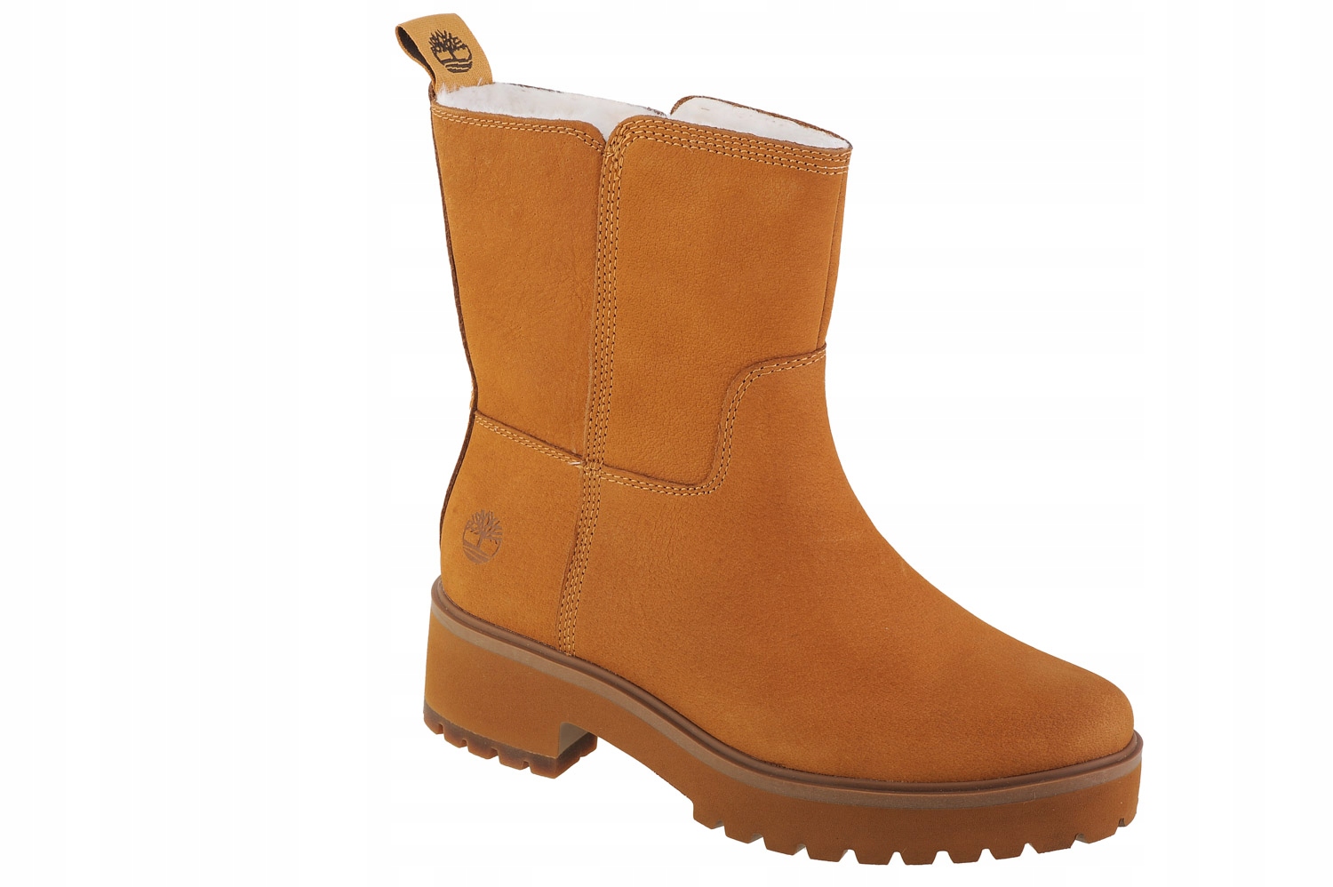 Timberland Carnaby Cool Wrmpullon Wr (39) Dámská zimní obuv Nubuk Žlutá