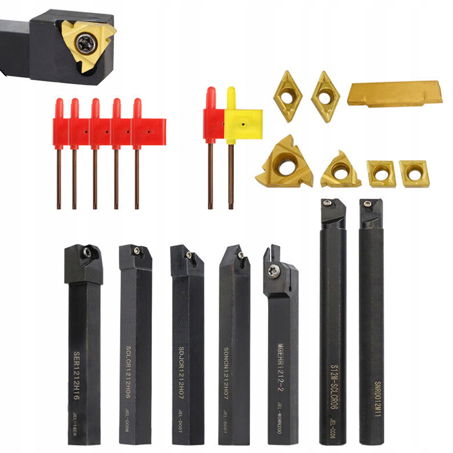 Cnc Soustružnický Nástroj, Držák Na Čepele Vyvrtávačky Sada