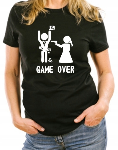 

T-shirt Wieczór Panieński Prezent Game Over 24h