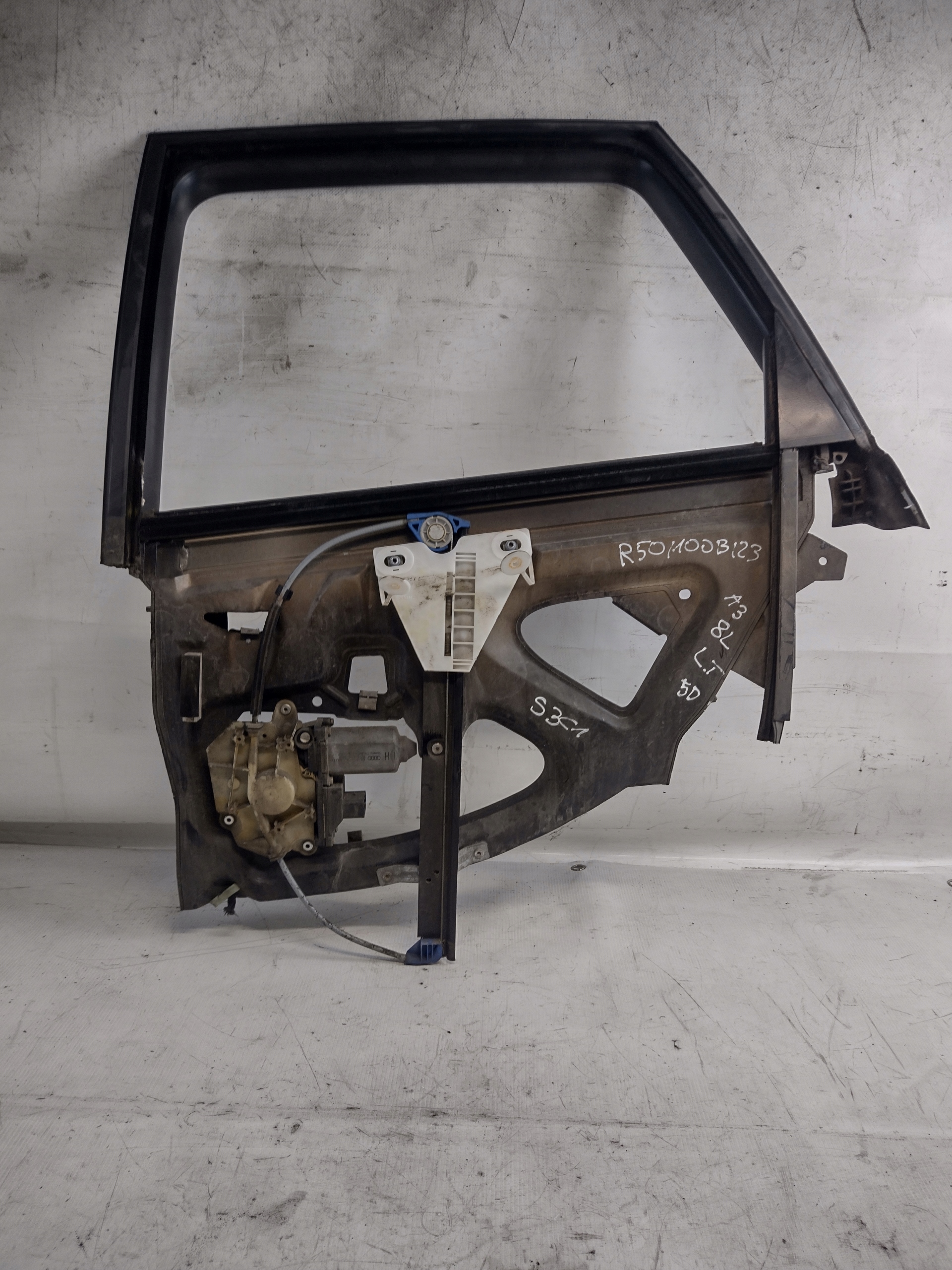 frame, mechanism windows left rear part Audi A3 8L 8L4839753