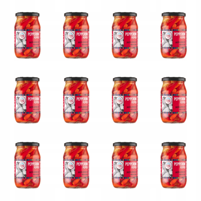 Casa del Sur papryka pepperoni czerwona cała 325g X12