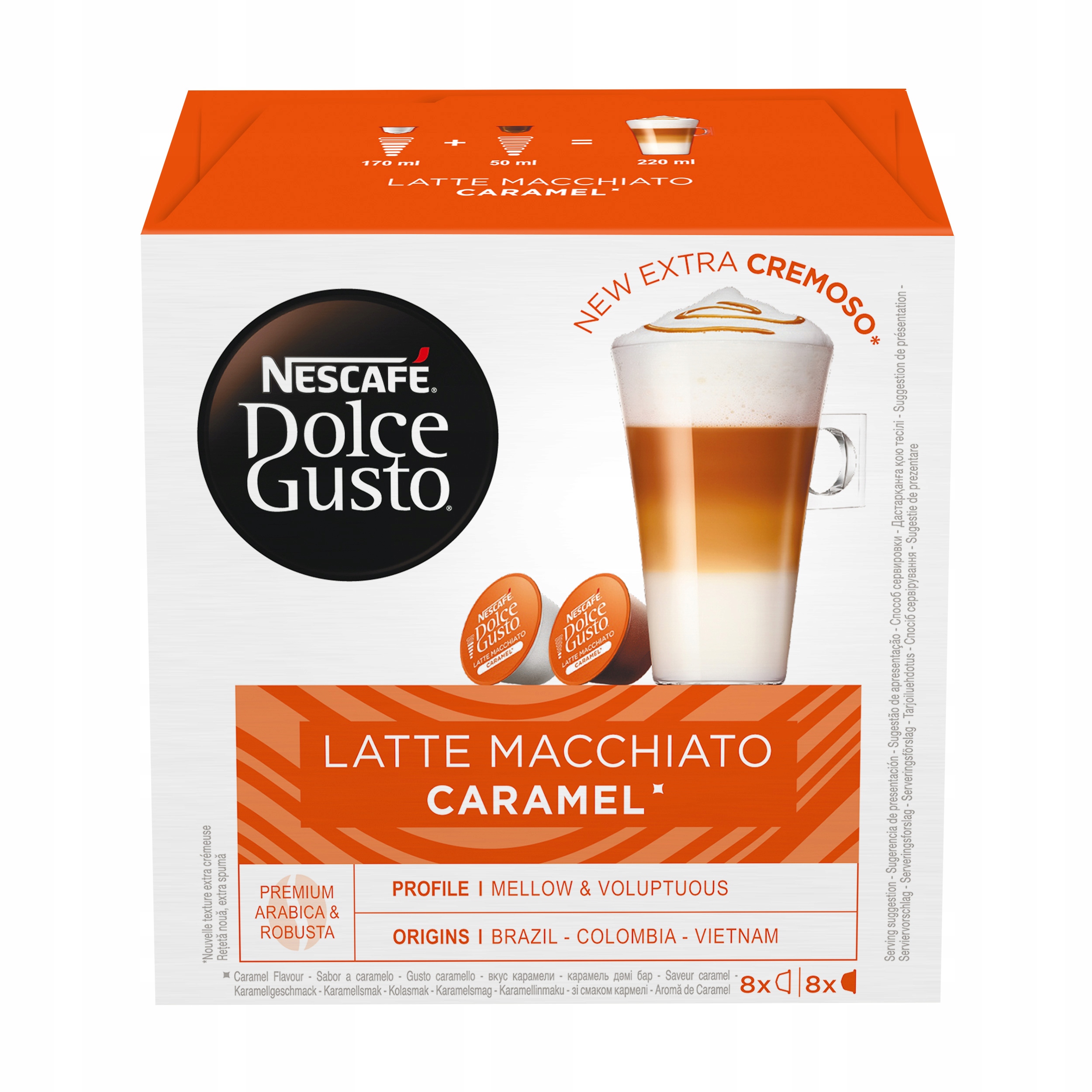 Levně Kapsle Dolce Gusto do kávovaru Latte Macchiato Caramel 2x 16 ks Nescafe