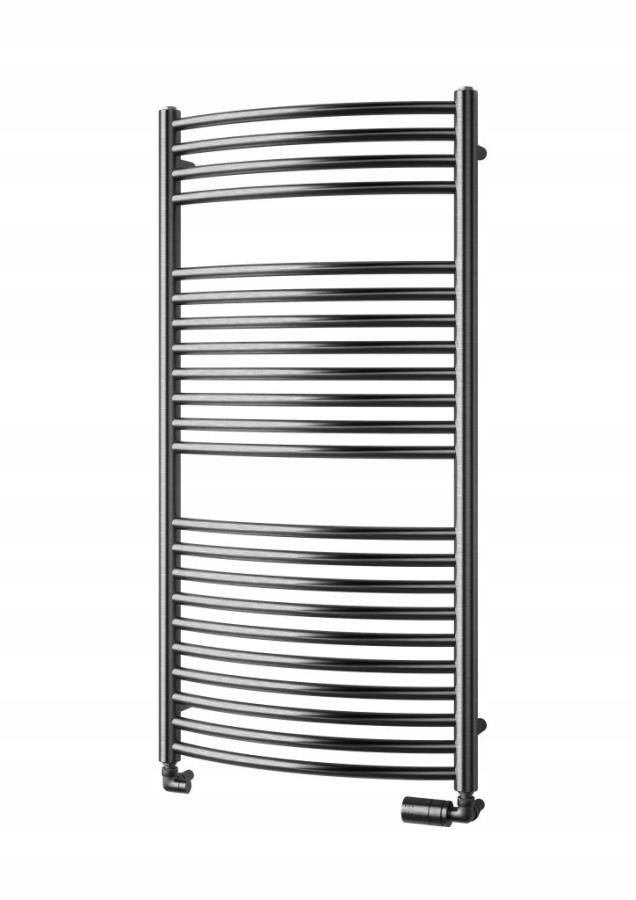 Teleso kúpeľňové rúrkové Isan Silla Radius Inox 820/600 Mini Nerez DXSR08