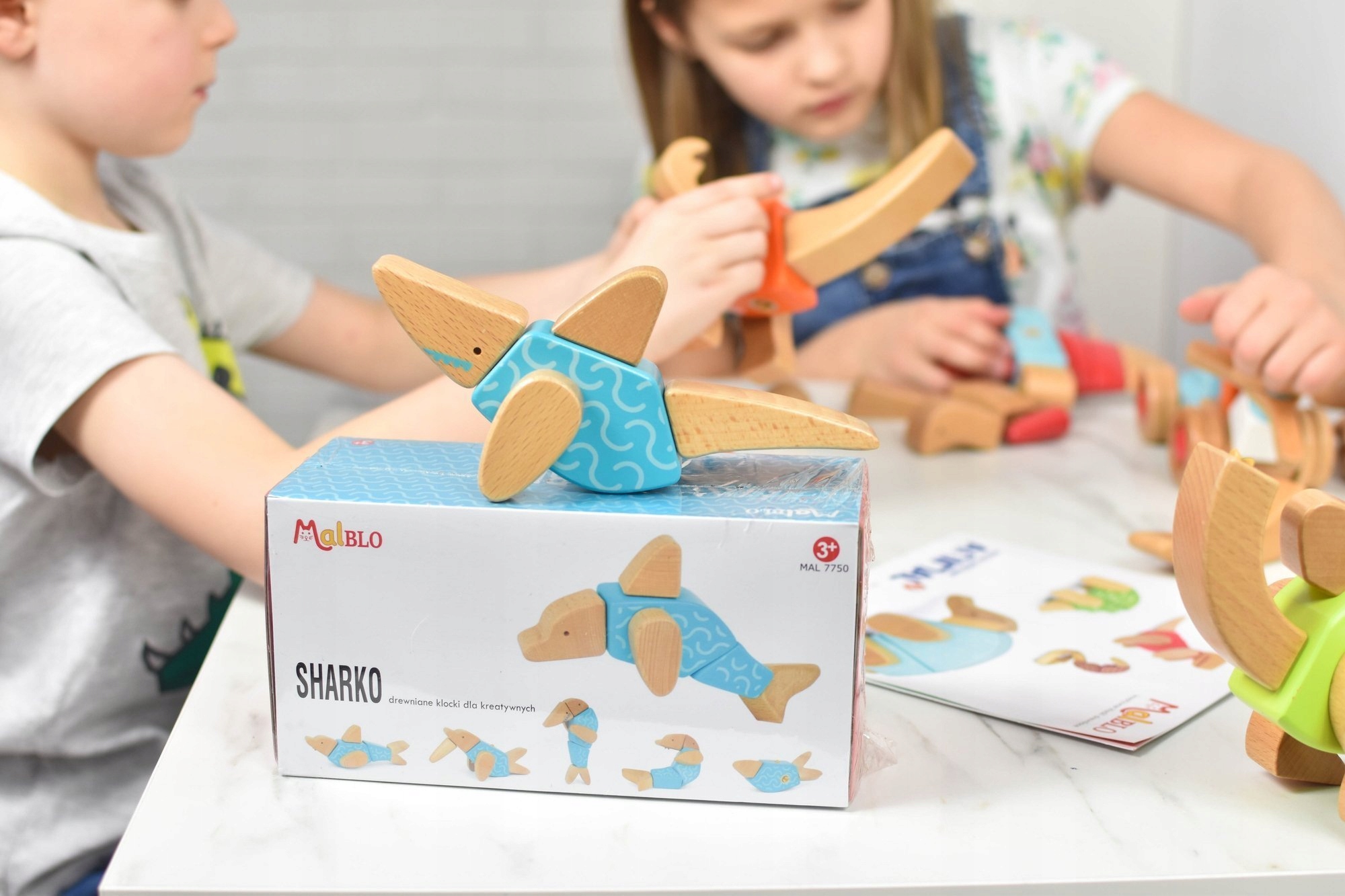 DREWNIANE EKOLOGICZNE KLOCKI KREATYWNE ZWIERZĘTA Bohater brak