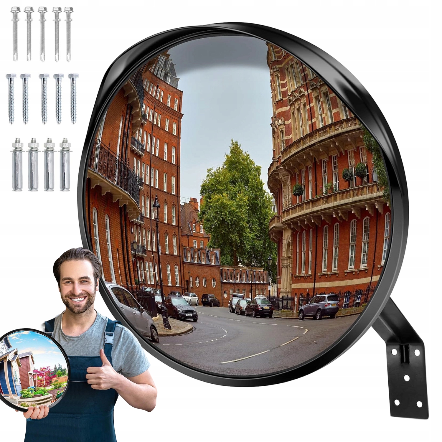 Zrcadlo Konvexní Širokoúhlé Panoramatické Monitorování Pro Verandu Obchodu