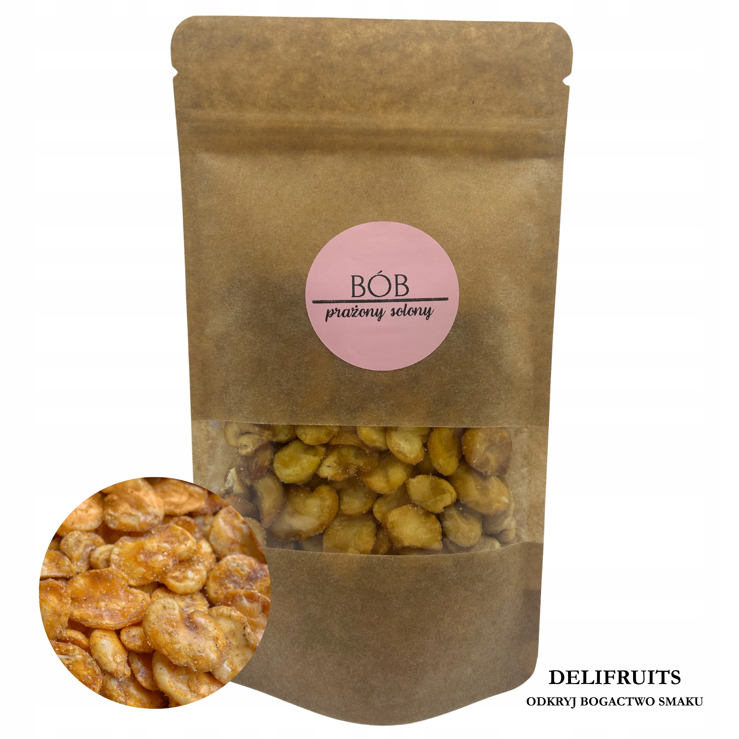 Levně Pražený Bob Bob Solený 2500 G (2,5 Kg) Chipsy Z Bobu Křupavé Třídy A+ Delifruits