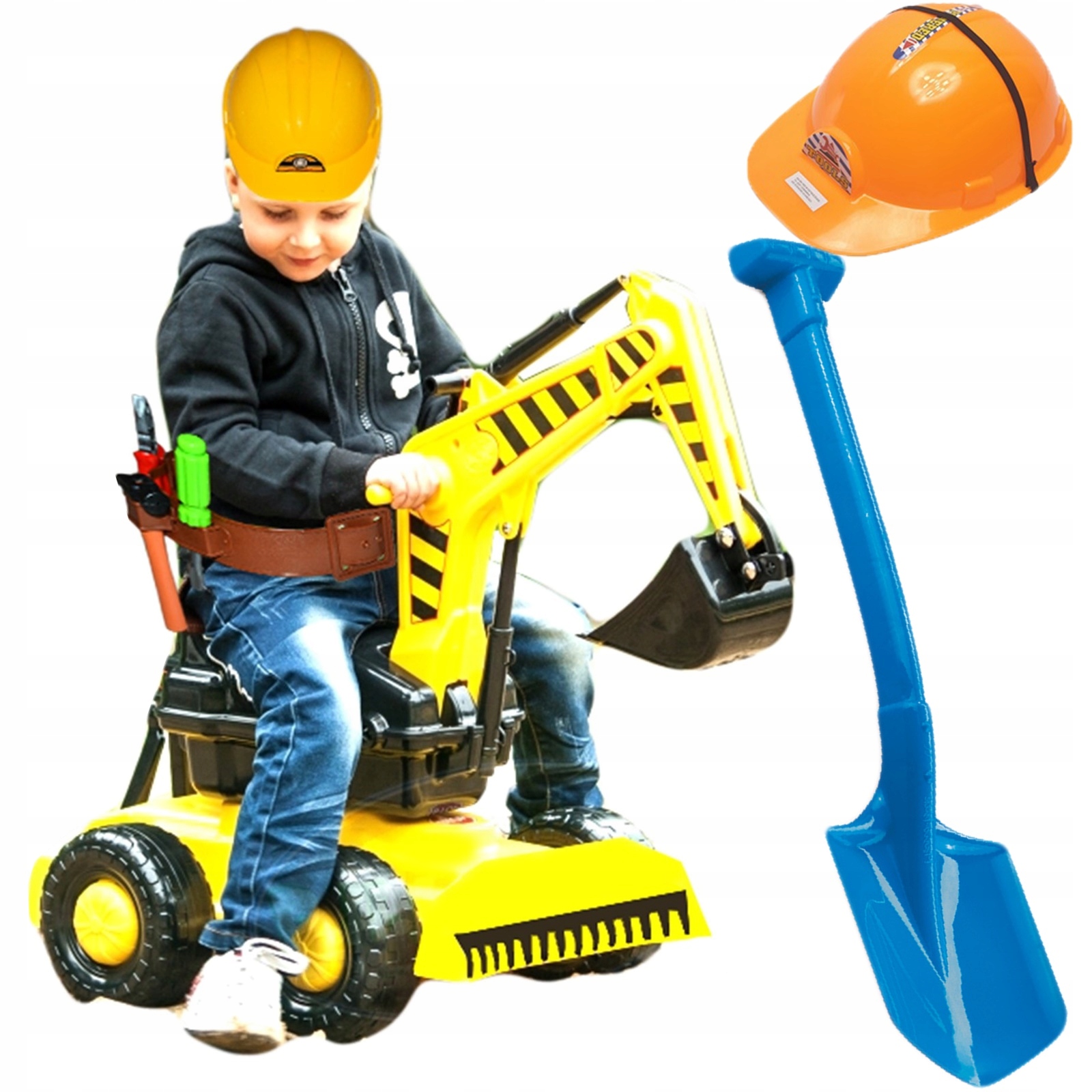 MEGA WIELKA KOPARKA JEŻDZIK +KASK + ŁOPATA Rodzaj pojazdu koparka