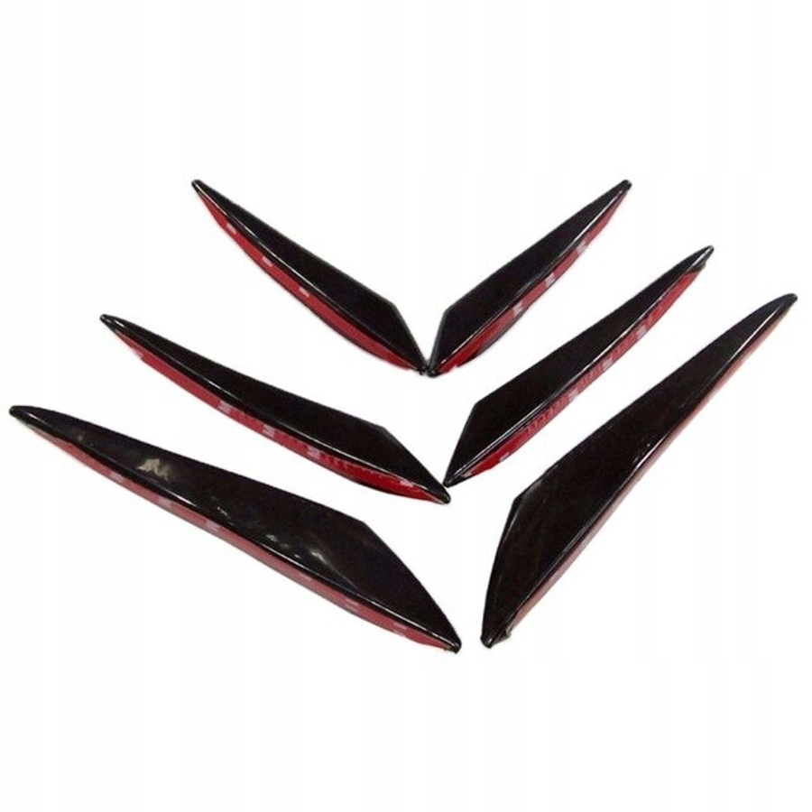 UNIWERSALNE DOKŁADKI płetwy na przedni zderzak x6