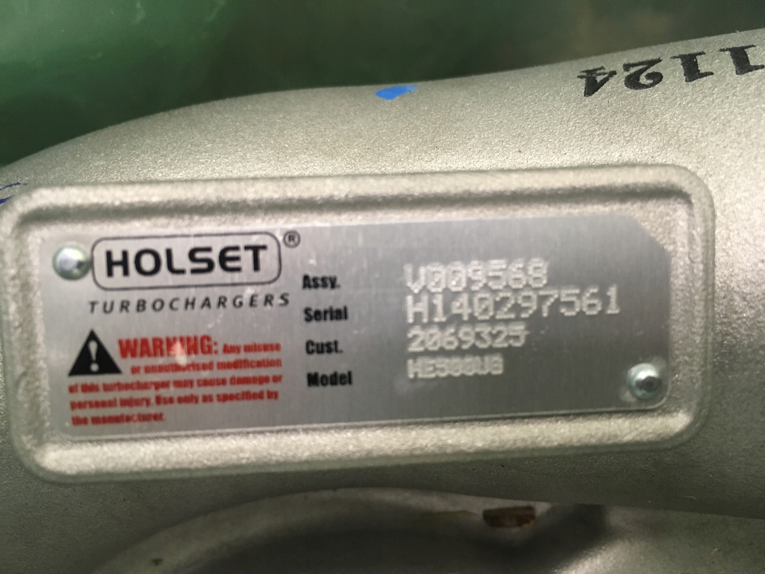 NOWA ORYGINALNA TURBINA SCANIA 2069325 Typ silnika Diesel