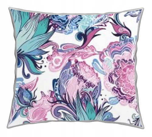 

Poszewka Na Poduszkę 70x80 Kolorowa Duże Kwiaty